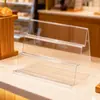 Suporte de Exibição Transparente de Acrílico para Celular Trapezoidal Estendido Multi-Camada Porta-Carteira Máscara Display de Balcão para Desktop