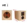 Caja de Madera Maciza para Audio de Coche Altavoz Modificado 1.5 pulgadas 3.5 pulgadas 4 pulgadas 5 pulgadas 6.5 pulgadas 8 pulgadas Caja Vacía Altavoz para el Hogar