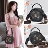 Bolsa de Ombro Feminina Moda Versátil Popular na Internet Nova Bolsa Transversal 2023 Nova Bolsa Redonda Pequena