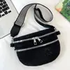 Bolso de Silla Completo con Pedrería para Mujer, Bolso de Pecho de Moda, Riñonera, Bolso Cruzado Versátil con Estilo Casual Nuevo para Primavera 2026, Bolso Madre-Hija