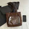 Bolsa de classe para estudantes universitários feminina 2025 nova moda moderna para todos os tipos de combinações grande capacidade bolsa de ombro de alto valor para deslocamento