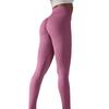 Deportes al Aire Libre Transfronterizos Running Fitness Cintura Alta Melocotón Levantamiento de Cadera Ajuste de Abdomen Mallas Nude Pantalones de Entrenamiento de Yoga 611