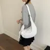 Bolso Bandolera de Lunares Fresco y Sencillo de Nuevo Estilo con Diseño Único, Bolso de Hombro Plegado, Bolso Versátil de Gran Capacidad para Viajes Diarios para Niñas