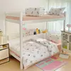 Juego de ropa de cama de gasa de doble capa de cuatro piezas para estudiantes, amigable con la piel y moderno, juego de cama y funda de edredón de nuevo estilo, juego de ropa de cama de tres piezas para dormitorio