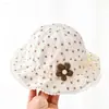 Gorro de bebé primavera y otoño estilo fino para bebé niña sombrero de sol de moda sombrero de pescador de invierno para bebé estilo princesa para exteriores
