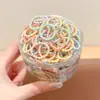 Banda para el cabello con pulgar de alta elasticidad estilo Sweet Ins Accesorios para el cabello para niños Versátil y duradera Banda de goma pequeña Estilo Fresco de principios de primavera