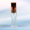 Spot de fábrica FX543-5ML botella de vidrio cuadrada larga transparente botella de perfume cosmético botella con atomizador rellenado