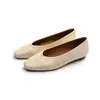 Versión de Piel de Oveja~Zapatos Individuales Retro de Piel Genuina, Suela Plana, Punta Cuadrada, Corte Bajo para Mujer 2026 Nuevos, Suela Suave, Cómodos para el Trabajo, Zapatos Pequeños de Cuero