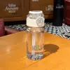 Taza de pajita rebotante de celebridad de internet, simple, gran capacidad, para estudiantes hombres y mujeres, taza de agua portátil, para estudiantes, deportes al aire libre, anticaída