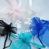 Bolsa de malla en stock bolsa para ventilador bolsa de organza bolsa de regalo bolsa con cordón bolsa de hilo de perla