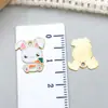 Aleación Huevo de Pascua con Goteo de Aceite Conejo de Dibujos Animados Zanahoria Colgante Joyería DIY Creativa Accesorios para Llaveros