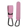 Gancho Mosquetón Multifuncional Personalizado para Cochecito de Bebé Hebilla de Cuero Gancho de Velcro Gancho Universal para Paseo de Bebé