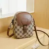 Bolsa para Celular Feminina 2026 Nova Moda Bolsa Transversal Bolsa de Cintura Xadrez Versátil Mini Bolsa Bolsa de Ombro