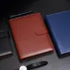 Cuaderno de Hojas Sueltas A5 para Negocios, Bloc de Notas de Oficina con Grapa, Libro de Actas de Reunión, Set en Caja de Regalo, Personalizable con Logo