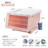 Caja de Almacenamiento de Juguetes Apilable Younai con Tapa abatible y Apertura frontal Cesta Transparente a Prueba de Polvo para Niños Almacenamiento de Snacks y Juguetes para Sala de Estar