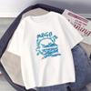 Camiseta de manga corta Ge Hua para hombre, estilo Hong Kong, marca de moda, estilo coreano, holgada, de media manga, ropa informal para parejas.
