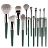 Set de Pinceles de Maquillaje Gudisen, Set Completo de Pinceles de Contorno de Cerdas Suaves, Pinceles para Cejas, Polvo para Rubor, Pinceles para Labios, Pinceles para Corrector, Pinceles para Base