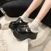 Mules de Plataforma Antideslizantes de 8 cm de Grosor para Mujeres Menudas, Nuevo Modelo de Invierno con Forro de Lana, Calientes Pantuflas Estilo Birkenstock