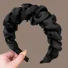 Diadema con Diseño de Corona Alta para Hacer que el Rostro Parezca Más Pequeño, Lujo Ligero, Antideslizante, Tejido, Patrón de Cuadros y Lunares, Sensación de Alta Gama para Adultos y Mujeres Jóvenes
