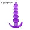 Pequeno Plug Anal com Ponta em Forma de Âncora para Estimulação Anal, Brinquedo Sexual Adulto Sm, Modelo de Cristal Mais Vendido Transfronteiriço