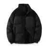 Nuevo abrigo de algodón forrado de felpa estilo coreano para invierno, moderno y a la moda, corte holgado estilo japonés con cuello alto, cálido y acogedor