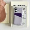 Adecuado para Funda de Teléfono iPhone16 15Pro Patrón Lichi Tarjeta de Color Funda Protectora Anticaídas 14plus Funda Bicolor