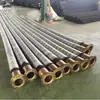 Bengbu Hue Hoa Manguera de Goma Resistente al Desgaste con Brida de 4 Pulgadas Manguera de Goma Reforzada con Alambre de Acero Negro de Alta Presión Manguera Marina para Succión y Descarga de Lodo
