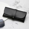 Couro Handmade Glasses Case Moda Personalidade Óculos de Sol Armazenamento Soft Bag Venda Multicolor PVC Leather Glasses Case