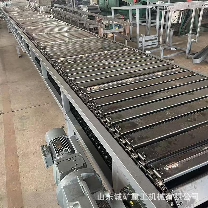 重型吨包链板输送机不锈钢工装链板输送线直行扣板链板输送机械
