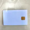 Tarjeta IC inteligente de plástico PVC en blanco para hospital al por mayor, banda magnética Hico, impresión digital, chip de contacto FM 4442