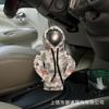 Decoración colgante para coche creativa transfronteriza, pequeño suéter con estampado navideño, juego de palanca de cambios y mango, cubierta protectora mini con capucha