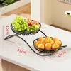 Plato de Frutas Ins Alto Valor de Belleza Plato de Frutas Ruyi Sala de Estar Estilo Nórdico Celebridad de Internet Almacenamiento de Frutos Secos y Snacks Estante para Frutas