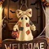 Parche Fantasma Vintage Patchwork Iluminado Transfronterizo Parche Fantasma Retro Decoración de Halloween
