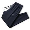 Calças Esportivas Casuais de Perna Reta para Primavera e Outono Leggings Masculinas de Outono e Inverno Calças de Moletom Calças de Algodão Tricotadas Leggings Masculinas de Marca da Moda