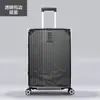 Fábrica Directa Chaqueta de Equipaje Maleta Trolley Funda Protectora Borde Envuelto con Marco Negro Transparente Engrosado Maleta