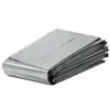Protetor solar externo cobertor de emergência cobertor de vida manta de isolamento manta de prata refletiva 210 * 160cm 60g