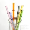 Los Accesorios de Pajita son Adecuados para Vaso con Pajita de 20 oz y 473 ml de Repuesto Hebilla Antideslizante Pajita de Vidrio de Colores