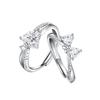 Anillo de princesa de ensueño de plata esterlina S925, diseño de nicho para mujer, anillo para novias, regalo de cumpleaños, anillo de propuesta de pareja, nicho
