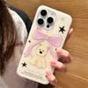 Funda con lazo para perro de niña dulce y adorable para Apple 15 Pro Max, iPhone 13, todo incluido, 16