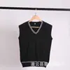 Suéter Harry Chaleco de Cuello en V con Logo Bordado, Unisex, Cosplay de Potter, Juego de Rol de Academia de Magia