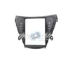 Adequado para Hyundai Elantra Moldura Frontal Preta Completa Moldura de Cobertura da Tela Grande para Controle Central Android Painel de Navegação Automotiva