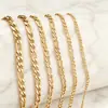 Collares de Acero Inoxidable para Hombre, Joyería de Comercio Exterior Europea y Americana, Accesorios de Cadena para Suéter, Varios Tipos de Cadenas para Suéter, Venta Directa de Fábrica