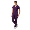Conjunto de uniformes médicos transfronterizos europeo y americano, uniformes quirúrgicos para doctor y enfermera, ropa de trabajo médica multicolor, personalizable con logo