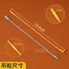 Etiquetas Colgantes de Colores Cortas en Stock, Cordón de Poliéster de 12.5 cm, Cuerda para Etiqueta de Paraguas Universal con Cabeza de Bala al por Mayor