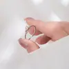 Anel de Casal Estrela Terra para Homens e Mulheres, Anel Aberto Planeta de Luxo Leve de Nicho Presente de Dia dos Namorados