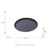 Forma Redonda de Carbono Antiaderente para Pizza, Forma de Bolo para Assar em Casa, Utensílios de Confeitaria