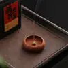 Novo Incensário de Madeira Maciça Estilo Chinês para Casa Espaço Zen de Chá Porta Incenso de Sândalo Agarwood Incensário