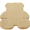 Tapete de Pele de Coelho Sintética para Quarto e Mesa de Cabeceira Tapete de Pelúcia de Coelho para Janela de Canto de Sala de Estar Varanda Tapete de Urso de Pelúcia para Quarto de Criança Mesa de Computador