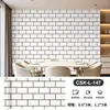 Pegatinas Engrosadas con Grano de Madera, Pegatinas de Pared Autoadhesivas, Pared de Fondo de TV Impermeable y a Prueba de Humedad, Papel Tapiz de Alta Gama, Paneles de Pared de Imitación de Madera Maciza