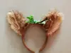Diadema de Halloween Rellena de Animales de Granja, Míticos del Bosque y del Zoológico, Set de Disfraz con Orejas y Cola de Mono